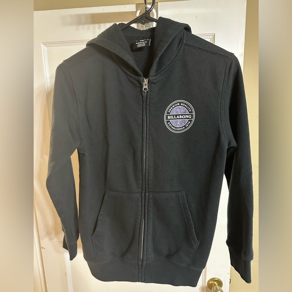 Billabong Kids black Zip-Up Hoodie